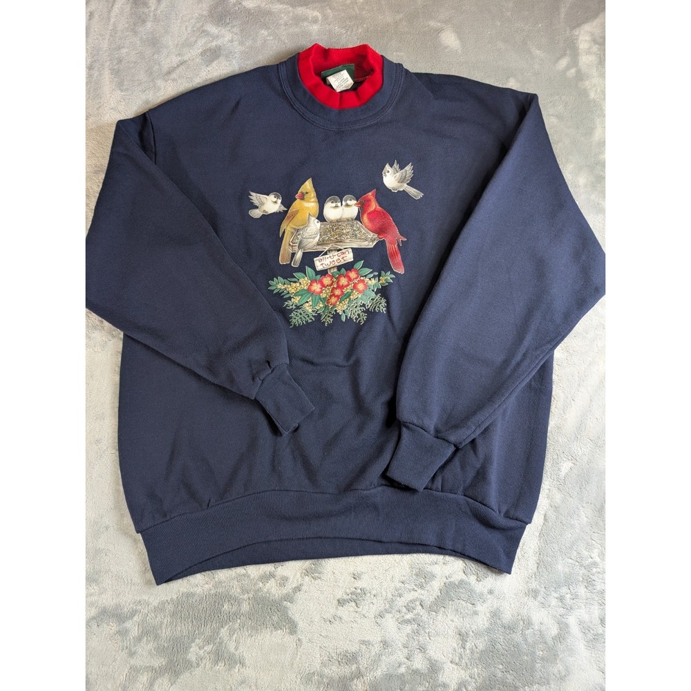 Calico Harbor Cardinal Long Sleeve Sweat Shirt XL